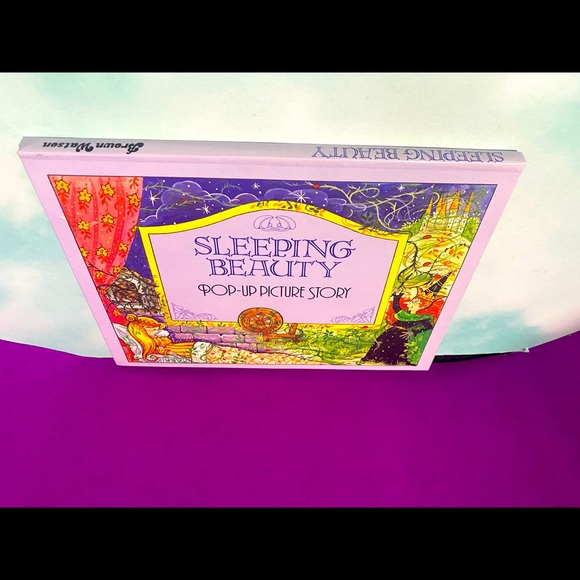 SLEEPING BEAUTY VINTAGE 90s POP-UP PICTURE STORY HARDCOVER BOOK BROWN WATSON - Picture 16 of 16